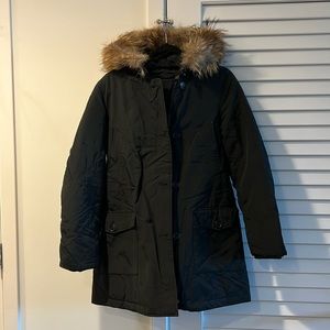 Women’s Arctic Parka with Detachable Fur Trim